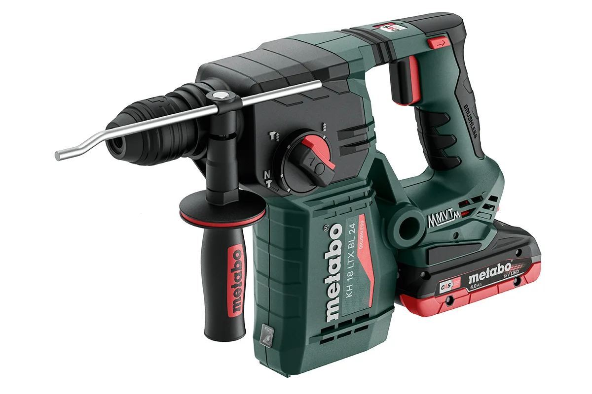 20220615103946_metabo_kh_18_ltx_bl_24_kroustiko_skaptiko_mpatarias_18v_me_sds_plus.jpeg Metabo KH 18 LTX BL 24 Κρουστικό Σκαπτικό Πιστολέτο Μπαταρίας Brushless 18V 2x4Ah με Υποδοχή SDS Plus 601713800 - Image 1