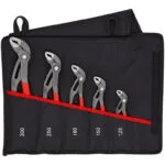 Knipex Cobra 5τμχ 125-300mm Σε Πάνινη Θήκη Σετ Γκαζοτανάλιες 00 19 55 S5