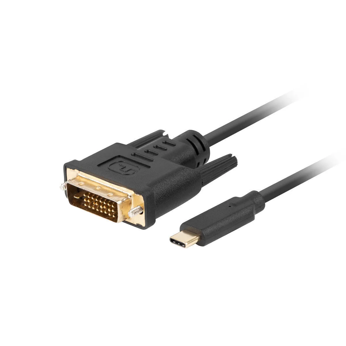 20221128140904_lanberg_usb_2_0_cable_usb_c_male_dvi_d_male_mayro_3m_ca_cmdv_10cu_0030_bk.jpeg Lanberg Video Cable USB-C male - DVI-D Μαύρο 3m CA-CMDV-10CU-0030-BK - Image 1