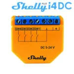 Shelly Plus i4 DC Smart Switch Dimmer 4 Καναλιών Wi-Fi, Bluetooth & RF