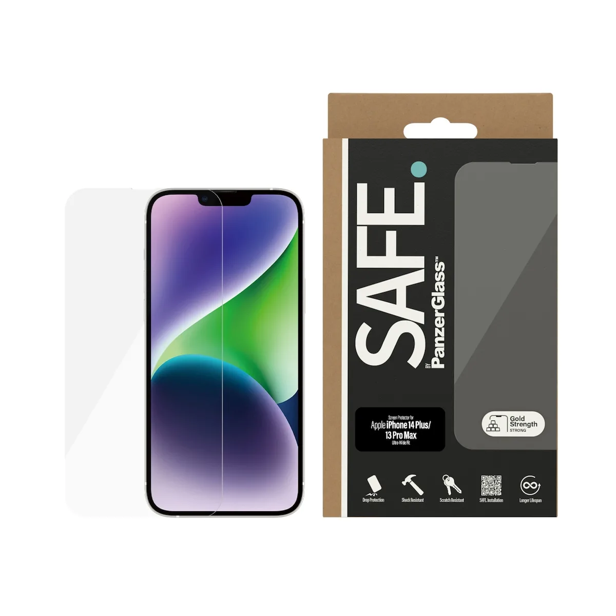20230222153004_panzerglass_safe_full_face_tempered_glass_1tmch_iphone_14_plus.jpeg PanzerGlass Safe Full Face Tempered Glass (iPhone 14 Plus / 13 Pro Max) SAFE95175 - Image 1