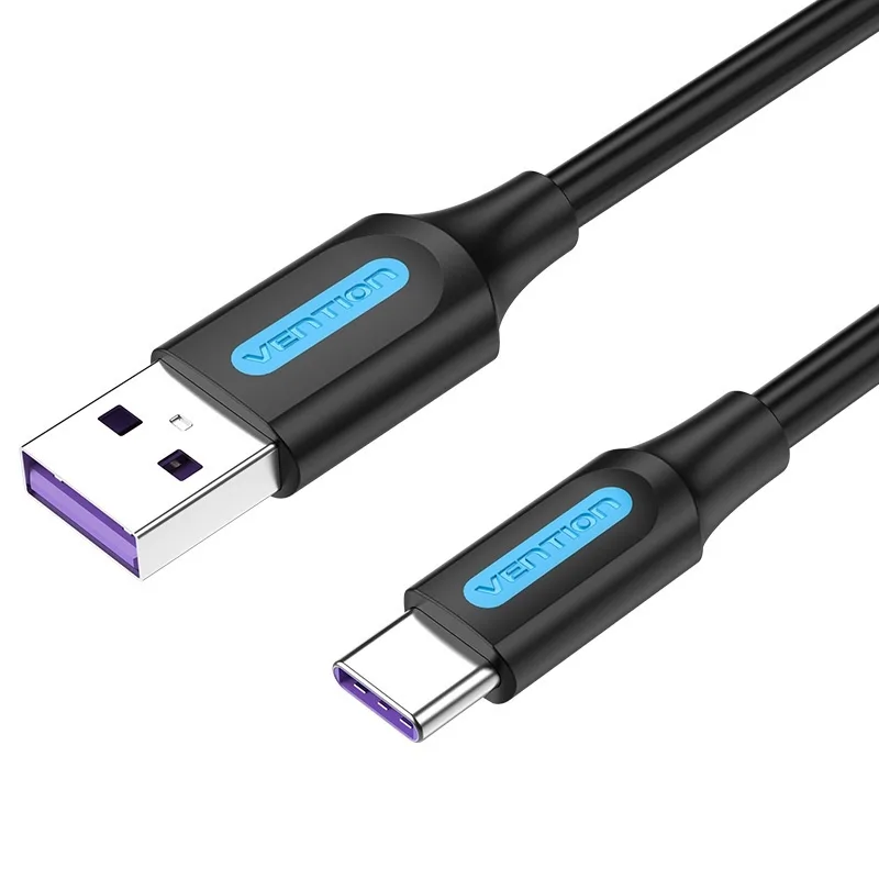 20230301163508_vention_usb_2_0_cable_usb_c_male_usb_a_male_mayro_1m_corbf.jpeg Vention USB 2.0 Cable USB-C male - USB-A Μαύρο 1m CORBF - Image 1