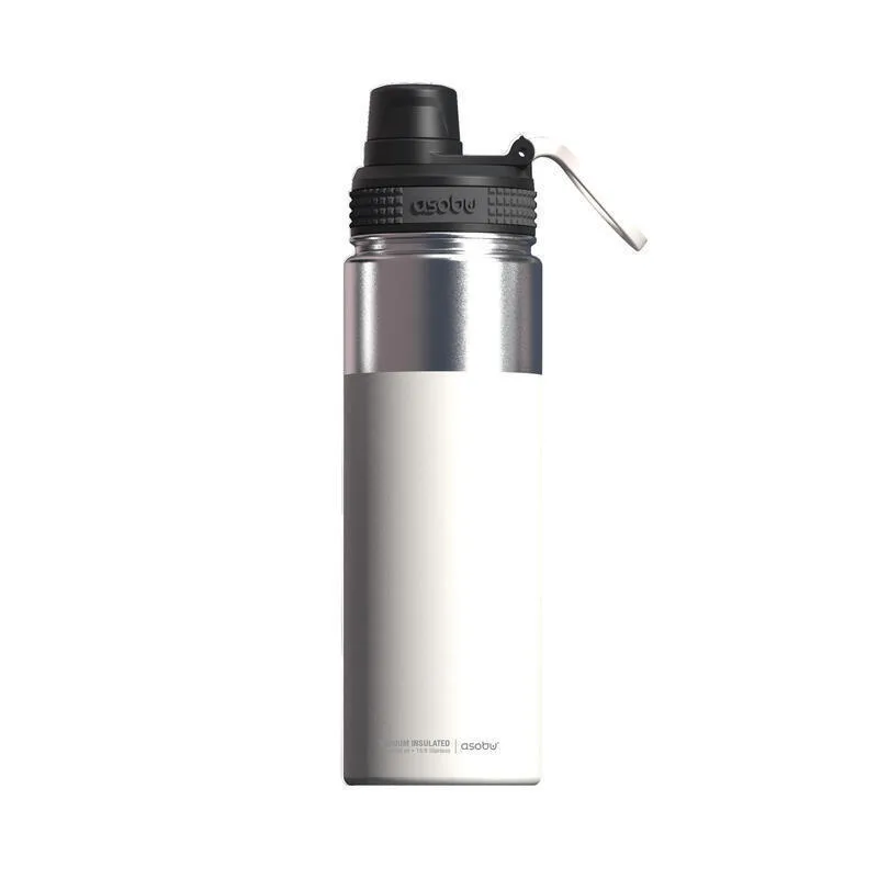 20230323134708_asobu_alpine_flask_mpoukali_thermos_white_530ml.jpeg Asobu Alpine Flask Μπουκάλι Θερμός Ανοξείδωτο BPA Free 530ml White - Image 1