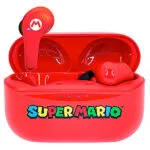OTL Nintendo Super Mario In-ear Bluetooth Handsfree Ακουστικά με Θήκη Φόρτισης Κόκκινα