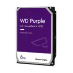 Western Digital Purple 6TB HDD Σκληρός Δίσκος 3.5" SATA III 5400rpm με 256MB Cache για Καταγραφικό WD64PURZ