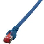 EFB S/FTP Cat.6 (Gigabit) Καλώδιο Δικτύου Ethernet 0.5m Μπλε K5513.0.5