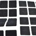 Velcro Τσοχάκια Τετράγωνα με Αυτοκόλλητο 24x25mm 24τμχ