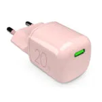 Puro Φορτιστής Χωρίς Καλώδιο GaN με Θύρα USB-C 20W Power Delivery Ροζ (Minipro)
