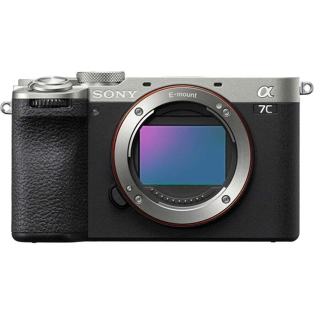 20230926144622_sony_mirrorless_fotografiki_michani_a7c_ii_crop_frame_body_silver.jpeg Sony A7C II Mirrorless Φωτογραφική Μηχανή Body Ασημί - Image 1
