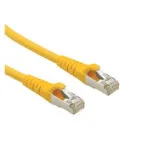 Roline S/FTP Cat.6a (Gigabit) Καλώδιο Δικτύου Ethernet 7m Κίτρινο 21.15.2826