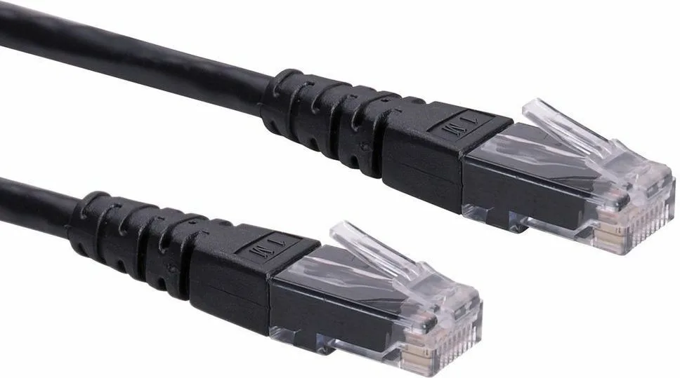 Roline U/UTP Cat.6 (Gigabit) Καλώδιο Δικτύου Ethernet 0.5m Μαύρο 21.15.1525 - Image 1