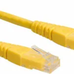 Roline U/UTP Cat.6 (Gigabit) Καλώδιο Δικτύου Ethernet 0.3m Κίτρινο 21.15.1512