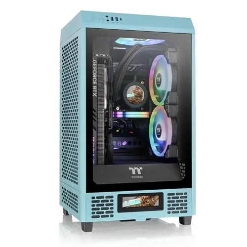 20231026125219_thermaltake_the_tower_200_gaming_mini_tower_kouti_ypologisti_me_plaino_parathyro_kai_rgb_fotismo_turquoise.jpeg Thermaltake The Tower 200 Gaming Mini Tower Κουτί Υπολογιστή με Πλαϊνό Παράθυρο και RGB Φωτισμό Turquoise - Image 1