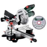 Metabo Set Kgs 216 M Φαλτσοπρίονο Ρεύματος με Ισχύ 1200W, Δίσκο Κοπής Διαμέτρου 216mm & Ταχύτητα Κοπής 5000rpm