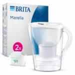 Brita Marella Κανάτα Σερβιρίσματος Πλαστική White με Φίλτρο 2400ml