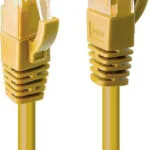 Lindy U/UTP Cat.6 (Gigabit) Καλώδιο Δικτύου Ethernet 0.3m Κίτρινο 48060
