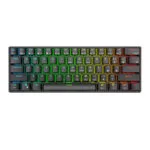 Royal Kludge RK61 Ασύρματο Gaming Μηχανικό Πληκτρολόγιο 60% με Custom Red διακόπτες και RGB φωτισμό (Αγγλικό US)