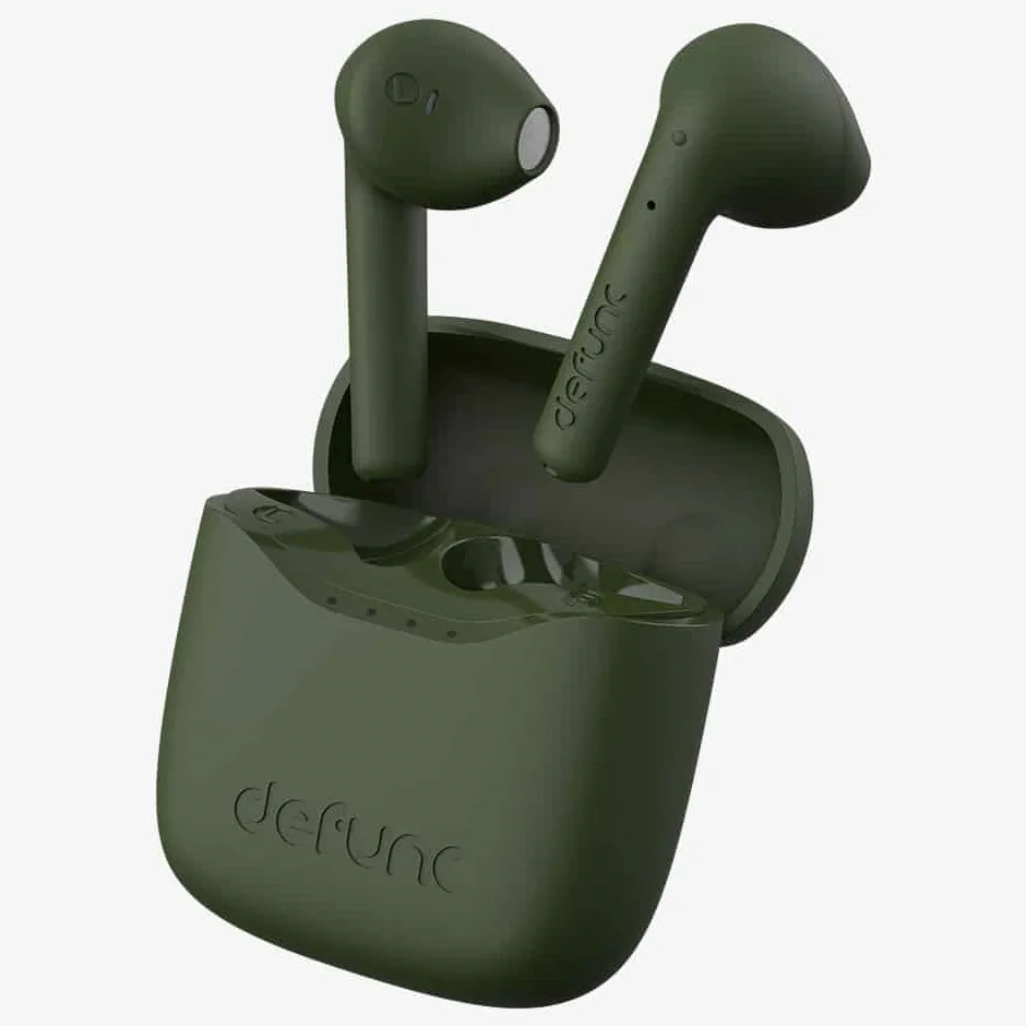 Defunc True Lite Earbud Bluetooth Handsfree Ακουστικά με Αντοχή στον Ιδρώτα και Θήκη Φόρτισης Πράσινα - Image 1