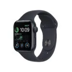 Apple Watch SE 2023 Aluminium 40mm Αδιάβροχο με Παλμογράφο (Midnight με Midnight Sport Band - M/L)