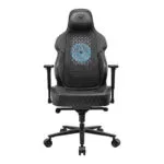 Cougar NxSys Aero Black Καρέκλα Gaming Δερματίνης με Ρυθμιζόμενα Μπράτσα και RGB Φωτισμό Μαύρη