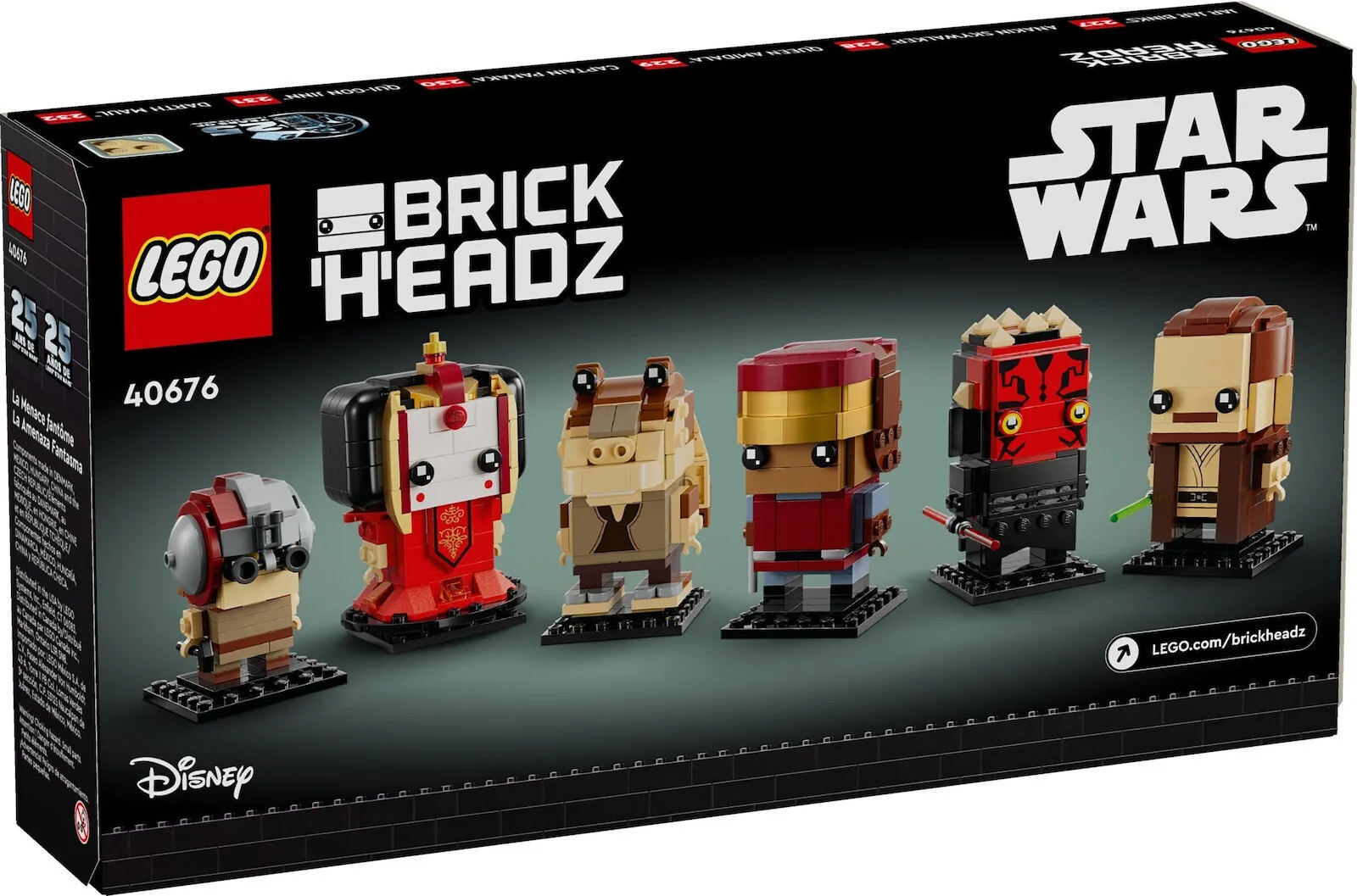 20240513153647_lego_brick_headz_star_wars_the_phantom_menace_gia_10_eton_732tmch_40676.jpeg LEGO Star Wars Star Wars The Phantom Menace για 10+ Ετών 732τμχ 40676 - Image 1