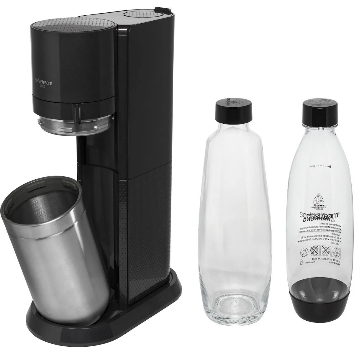 20240520153725_sodastream_duo_titan_paraskeyastis_sodas.jpeg Sodastream Duo Σετ Παρασκευής Σόδας 3τμχ Γκρι - Image 1