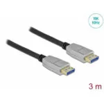 DeLock Cable DisplayPort male - DisplayPort male 3m Μαύρο