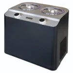 Unold Doppio Παγωτομηχανή 2x1.2lt Μαύρη