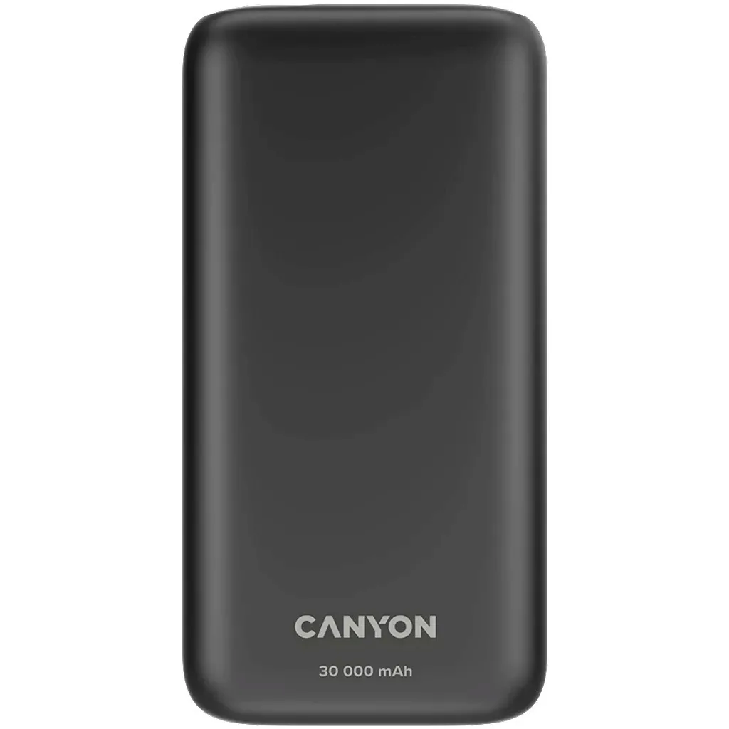 Canyon PB-301 Ηλιακό Power Bank 30000mAh 20W Power Delivery Μαύρο - Image 1