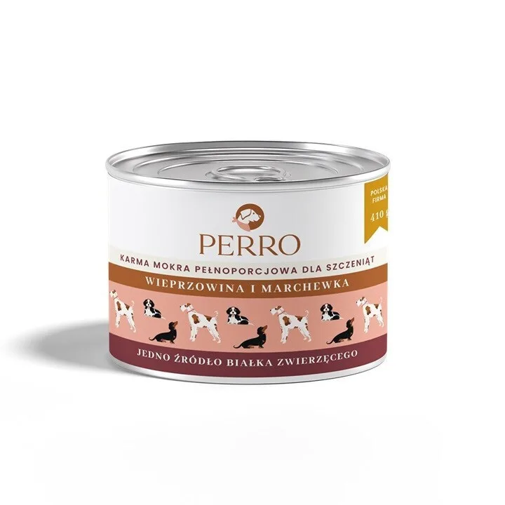 20240701122431_dog_food_ygri_trofi_gia_koutavi_me_choirino_kai_karoto_se_konserva_410gr_189609.jpeg Dog Food Υγρή Τροφή για Κουτάβια σε Κονσέρβα με Χοιρινό και Καρότο χωρίς Γλουτένη 410gr 189609 - Image 1