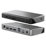 Alogic MX3 USB-C Docking Station με DisplayPort 4K PD Ethernet και σύνδεση 3 Οθονών Γκρι