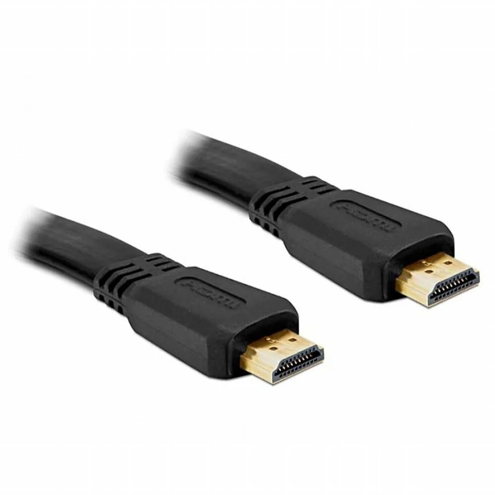 20240710145604_delock_hdmi_1_4_flat_cable_hdmi_male_hdmi_male_5m_mayro_82672.jpeg DeLock HDMI 1.4 High Speed 1080p 120Hz Flat Cable HDMI male - HDMI male 5m Μαύρο 82672 - Image 1