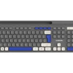 Canyon HKB-W03 Ασύρματο Πληκτρολόγιο Αγγλικό US Γκρι