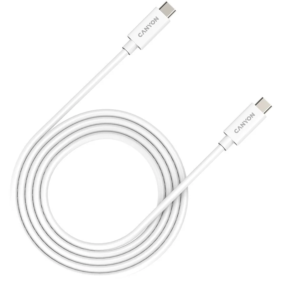 20240808160121_canyon_usb_4_cable_usb_c_male_usb_c_male_240w_leyko_2m_cns_usbc42w.jpeg Canyon USB 4 Video Cable USB-C male - USB-C 240W PD Λευκό 2m CNS-USBC42W - Image 1