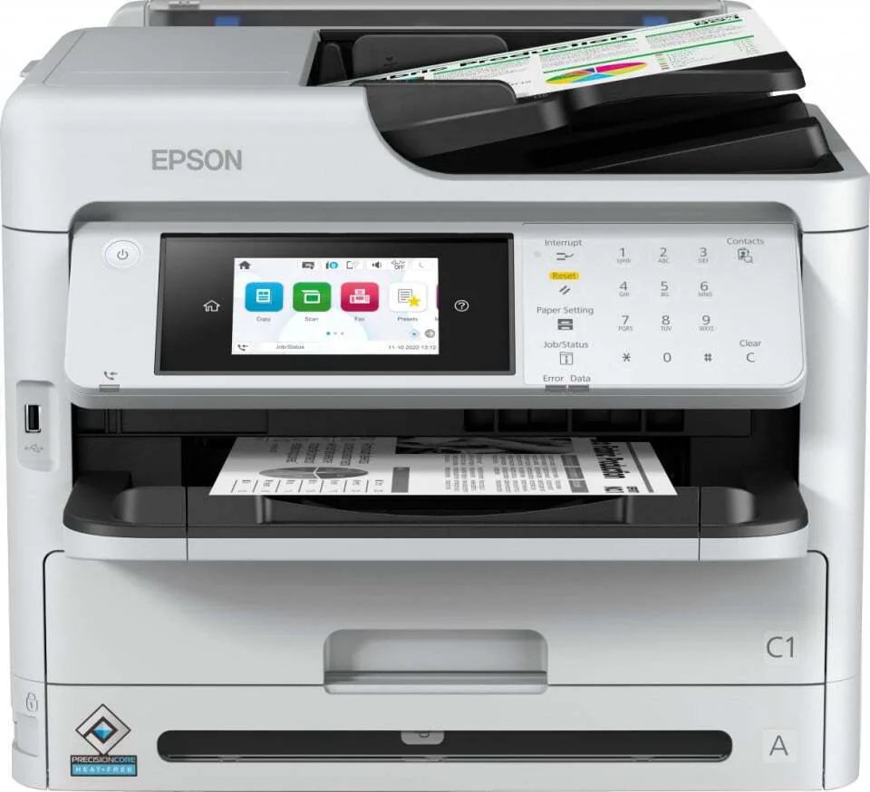 Epson WorkForce Pro WF-M5899DWF Ασπρόμαυρο Πολυμηχάνημα Inkjet με WiFi και Mobile Print C11CK76401 - Image 1