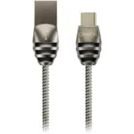 Canyon Braided USB 2.0 Cable USB-C male - USB-A 10W Γκρι 1m CNS-USBC5DG
