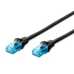 Digitus U/UTP Cat.5e (Gigabit) Καλώδιο Δικτύου Ethernet χωρίς ακροδέκτες 10m Μαύρο DK-1512-100/BL