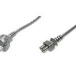 Digitus Schuko - IEC C5 Cable 1.2m Μαύρο AK-440115-012-S