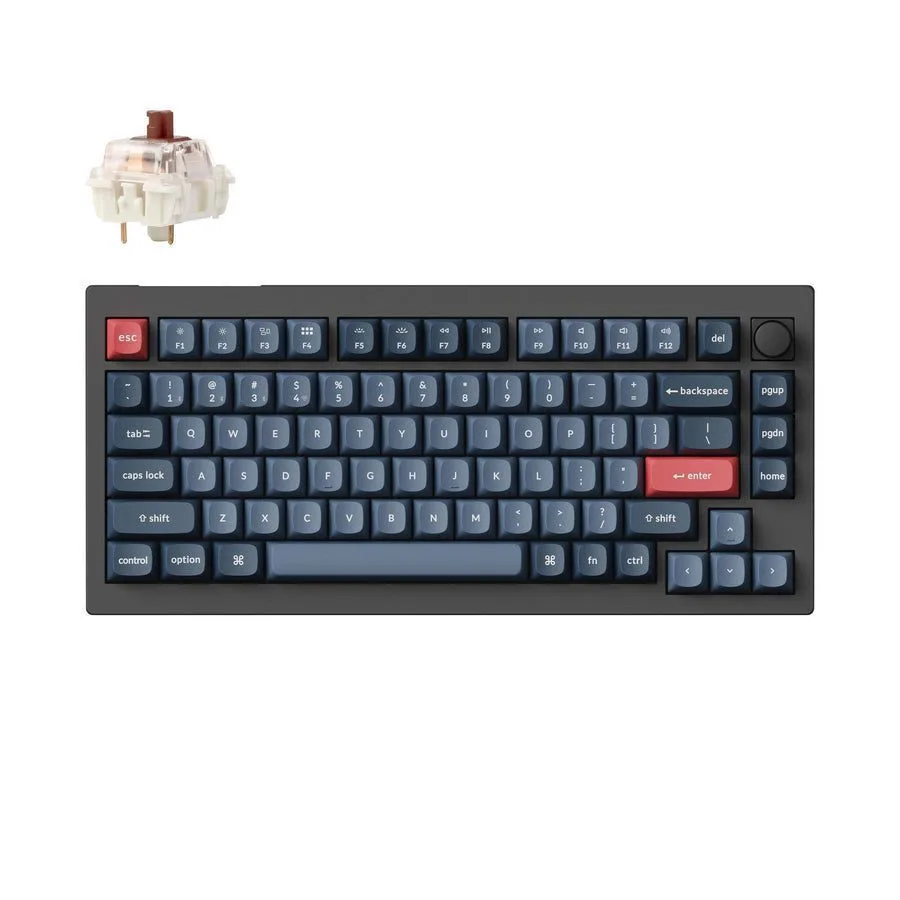 20241105122353_keychron_v1_max_qmk_via_asyrmato_gaming_michaniko_pliktrologio_75_me_gateron_jupiter_brown_diakoptes_kai_rgb_fotismo_agliko_us_carbon_black.jpeg Keychron V1M-D3 Max QMK/VIA V1M-D3 Ασύρματο Gaming Μηχανικό Πληκτρολόγιο 75% με Gateron Jupiter Brown διακόπτες και RGB φωτισμό (Αγγλικό US) Carbon Black - Image 1