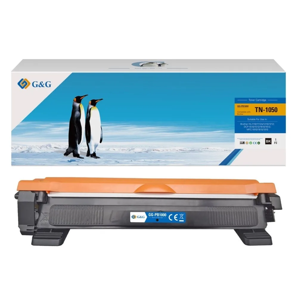 G&G Συμβατό Toner για Laser Εκτυπωτή Brother TN-1050 Μαύρο (GG-PB1000L) - Image 1