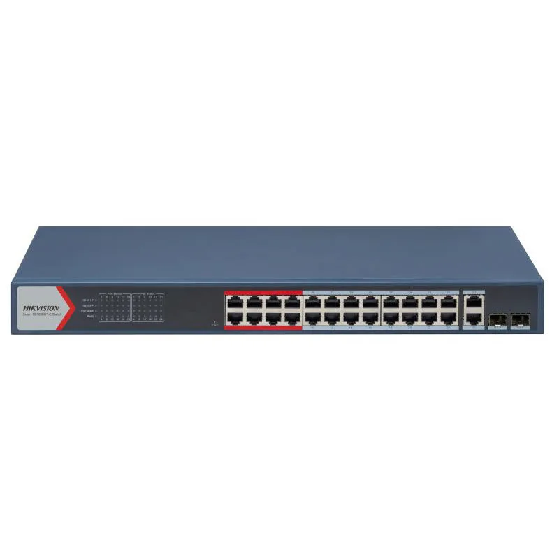 Hikvision DS-3E1326P-EI(B) Managed L2 PoE+ Switch με 24 Θύρες Ethernet - Image 1