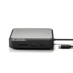 Alogic CD2 USB-A / USB-C Docking Station με DisplayPort 4K PD Ethernet και σύνδεση 2 Οθονών Γκρι