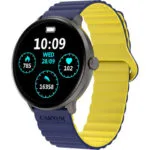 Canyon Jacky SW-69 44mm Αδιάβροχο Smartwatch με Παλμογράφο (Blue-Yellow)