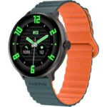 Canyon Jacky SW-69 44mm Αδιάβροχο Smartwatch με Παλμογράφο (Green-Orange)