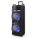 Aiwa Ηχείο Karaoke με Ασύρματο Μικρόφωνο και Εφέ Φωτισμού Earthquake 127-01-000116 Μαύρο
