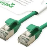 Roline F/UTP Cat.6a (Gigabit) Καλώδιο Δικτύου Ethernet 0.5m Πράσινο