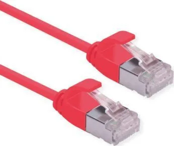 Roline F/UTP Cat.6a (Gigabit) Καλώδιο Δικτύου Ethernet 1m Κόκκινο - Image 1