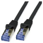 Value S/FTP Cat.6a (Gigabit) Καλώδιο Δικτύου Ethernet 20m Μαύρο
