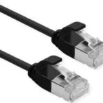 Roline F/UTP Cat.6a (Gigabit) Καλώδιο Δικτύου Ethernet 0.15m Μαύρο