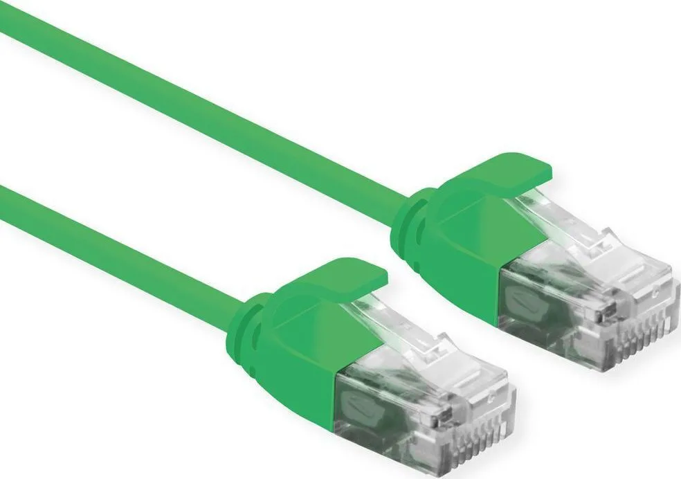 20250205103709_roline_u_utp_cat_6a_kalodio_diktyou_ethernet_0_3m_prasino_1tmch.jpeg Roline U/UTP Cat.6a (Gigabit) Καλώδιο Δικτύου Ethernet 0.3m Πράσινο - Image 1
